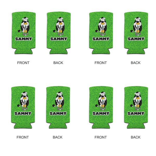 Cow Golfer 12oz Tall Can Sleeve - Set of 4 - APPROVAL