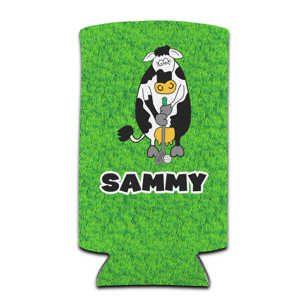 Cow Golfer 12oz Tall Can Sleeve - Set of 4 - FRONT