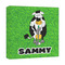 Cow Golfer Canvas Print - 12x12 (Personalized)