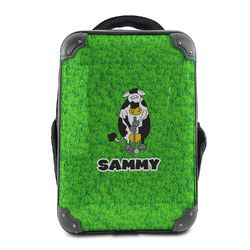 Cow Golfer 15" Hard Shell Backpack (Personalized)