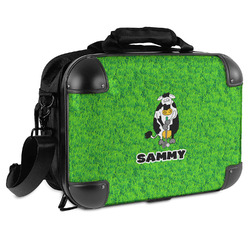 Cow Golfer Hard Shell Briefcase - 15" (Personalized)
