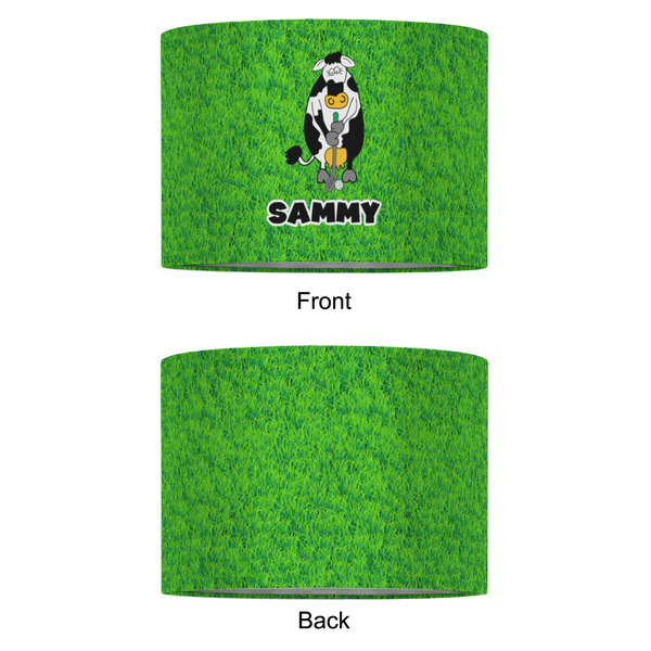 Cow Golfer 16" Drum Lampshade - APPROVAL (Fabric)