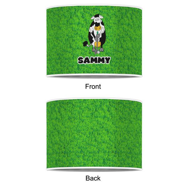 Cow Golfer 16" Drum Lampshade - APPROVAL (Poly Film)