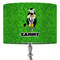 Cow Golfer 16" Drum Lamp Shade - Fabric (Personalized)