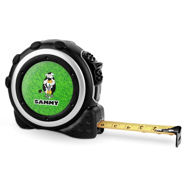 Custom Cow Golfer Tape Measure - 16 Ft (Personalized)