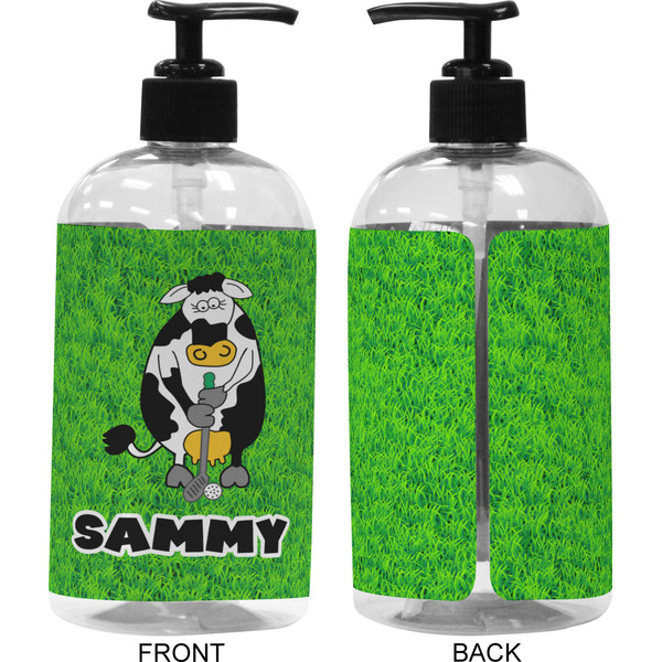 Cow Golfer 16 oz Plastic Liquid Dispenser (Approval)