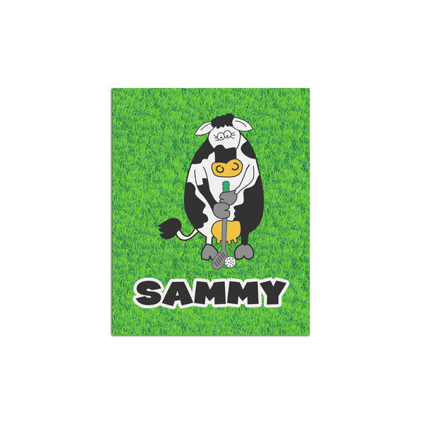 Custom Cow Golfer Poster - Multiple Sizes (Personalized)