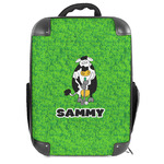 Cow Golfer Hard Shell Backpack (Personalized)