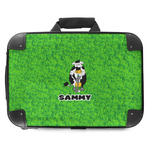 Cow Golfer Hard Shell Briefcase - 18" (Personalized)
