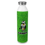 Cow Golfer 20oz Stainless Steel Water Bottle - Full Print (Personalized)