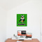 Cow Golfer 20x24 - Matte Poster - On the Wall