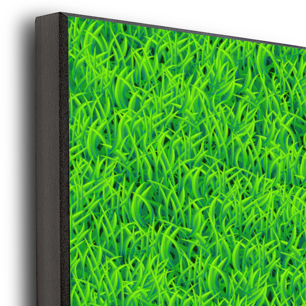 Cow Golfer 20x24 Wood Print - Closeup