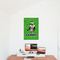 Cow Golfer 20x30 - Matte Poster - On the Wall