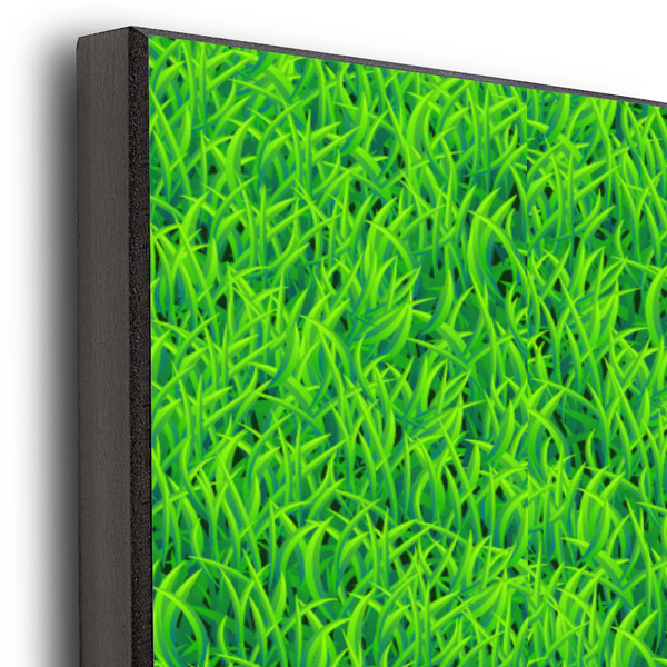 Cow Golfer 20x30 Wood Print - Closeup