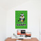 Cow Golfer 24x36 - Matte Poster - On the Wall