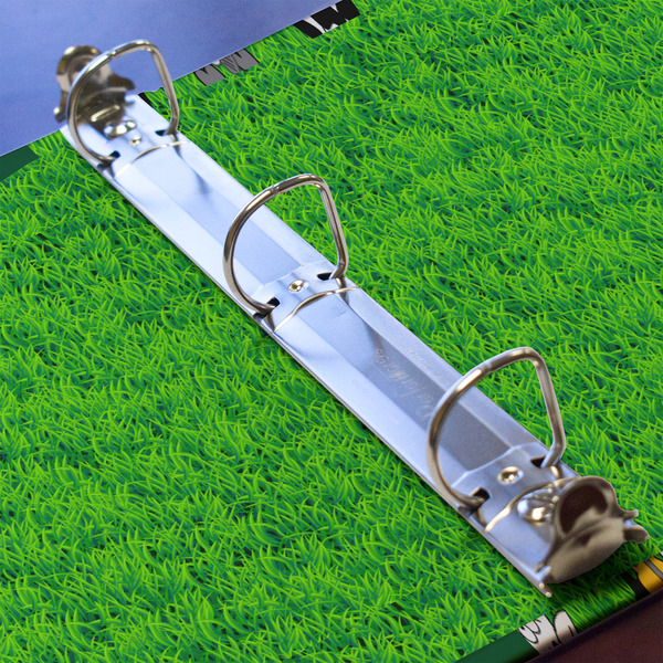 Cow Golfer 3 Ring Binders - Full Wrap - 1" - DETAIL