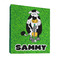 Cow Golfer 3 Ring Binder - Full Wrap - 1" (Personalized)