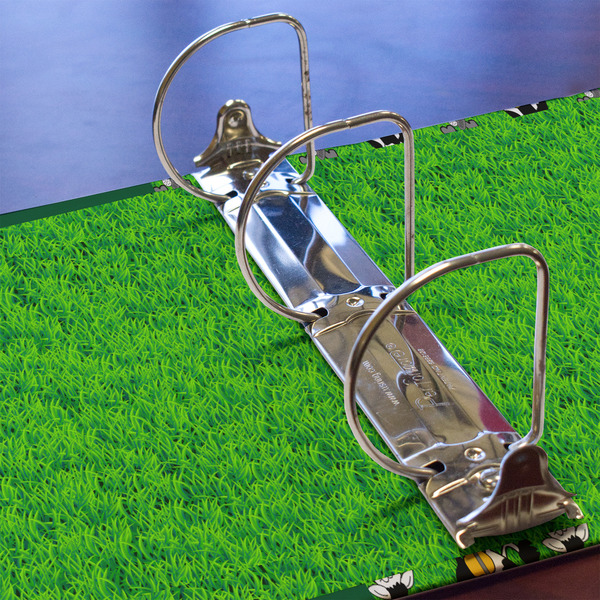 Cow Golfer 3 Ring Binders - Full Wrap - 3" - DETAIL