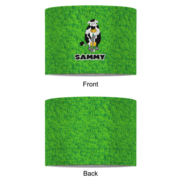 Cow Golfer 8" Drum Lampshade - APPROVAL (Fabric)