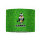 Cow Golfer 8" Drum Lampshade - FRONT (Fabric)