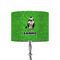 Cow Golfer 8" Drum Lampshade - ON STAND (Fabric)