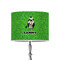 Cow Golfer 8" Drum Lampshade - ON STAND (Poly Film)
