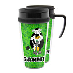 Cow Golfer Acrylic Travel Mug (Personalized)