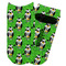 Cow Golfer Adult Ankle Socks - Single Pair - Front and Back