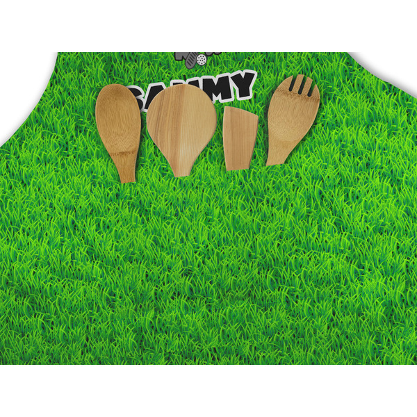 Cow Golfer Apron - Pocket Detail with Props