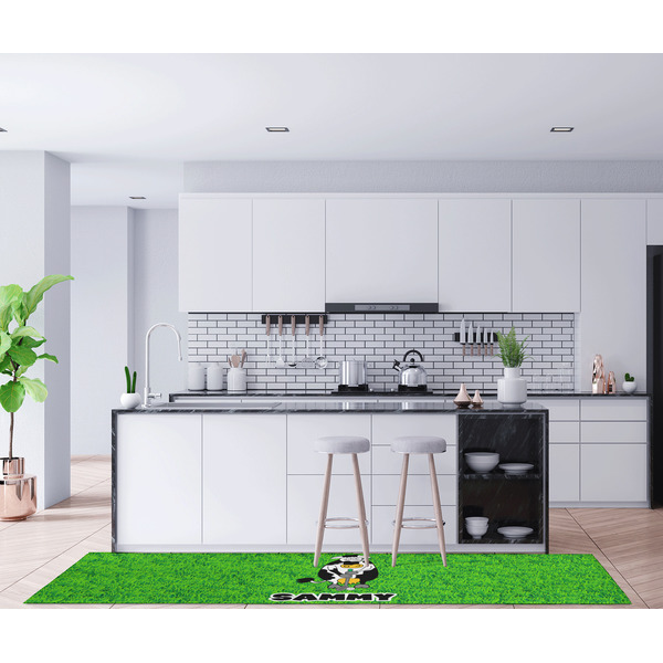 Cow Golfer Area Rug Sizes