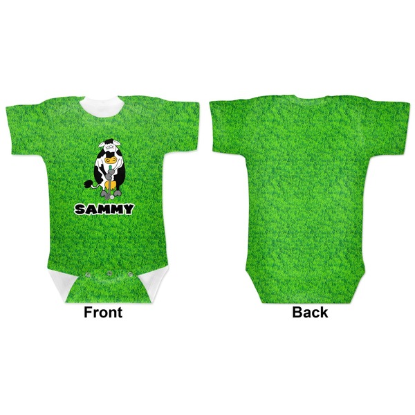 Cow Golfer Baby Bodysuit Approval
