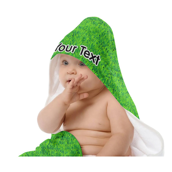Cow Golfer Baby Hooded Towel on Child