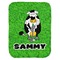 Cow Golfer Baby Swaddling Blanket (Personalized)
