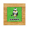 Cow Golfer Bamboo Trivet with Ceramic Tile Insert (Personalized)