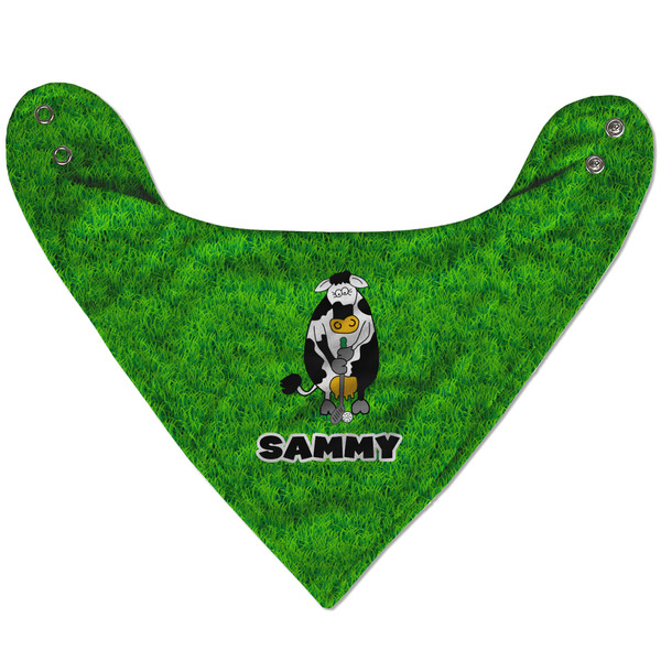 Cow Golfer Bandana Flat Approval