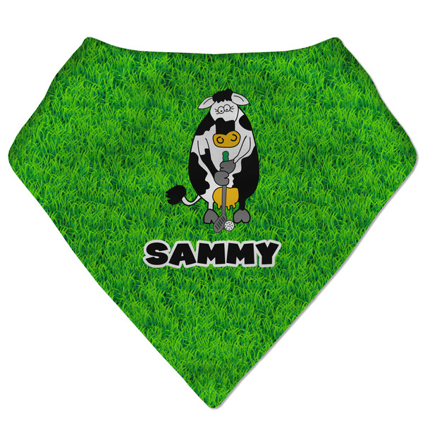 Custom Cow Golfer Bandana Bib (Personalized)