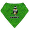 Cow Golfer Bandana Bib (Personalized)