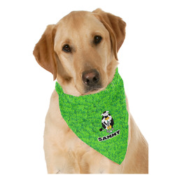 Cow Golfer Dog Bandana Scarf w/ Name or Text