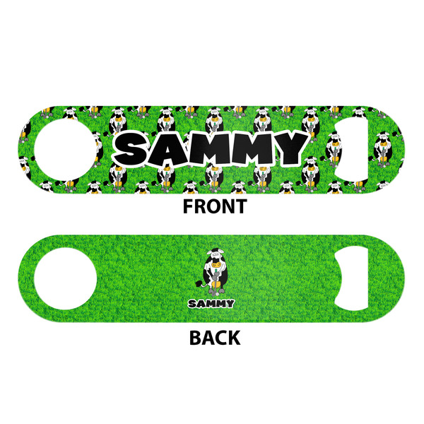 Cow Golfer Bar Bottle Opener - White - Approval