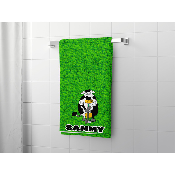 Cow Golfer Bath Towel - LIFESTYLE