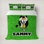 Cow Golfer Duvet Cover (Personalized)