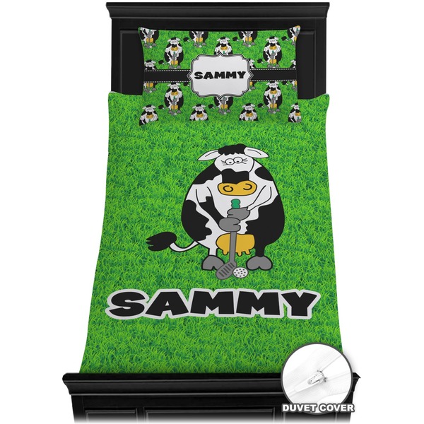 Cow Golfer Bedding Set (Twin) - Duvet