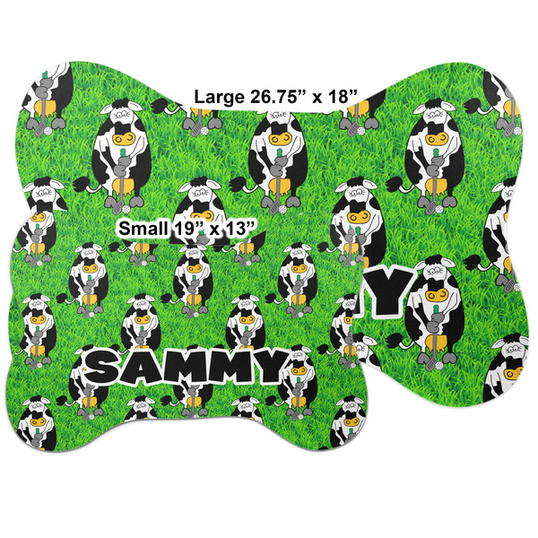 Cow Golfer Bone Shaped Mat Comparison