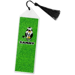 Cow Golfer Book Mark w/Tassel (Personalized)