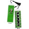 Cow Golfer Bookmark with tassel - Front and Back