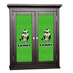 Cow Golfer Cabinet Decal - Small (Personalized)