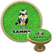 Cow Golfer Cabinet Knob - Gold (Personalized)
