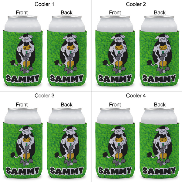 Cow Golfer Can Sleeve (Approval)
