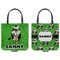 Cow Golfer Canvas Tote - Front and Back