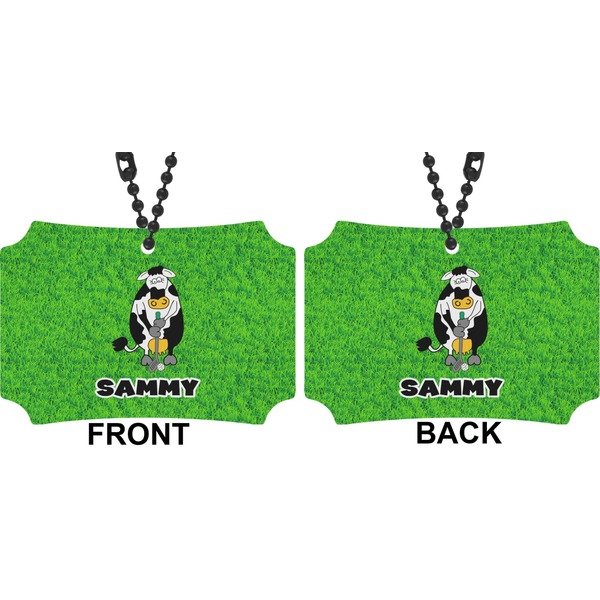 Cow Golfer Car Ornament - Berlin (Approval)